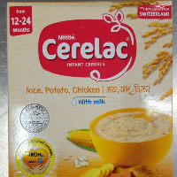 সেরেলাক চাল, আলু, চিকেন উইথ মিল্ক l Cerelac Rice, Potato, Chicken with Milk 12-24 Months 400g