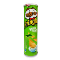 প্রিঙ্গলস   আলু ক্রিপস  l Pringles Potato Crips Sour Cream &amp; Onion 147g