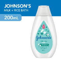 জনসনের মিল্ক+ রাইস বাথ  Johnsons  Milk + Rice Bath 200ml