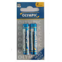 Olympic Heavy Duty Battery Remote 1.5 volt Remote 2pcs