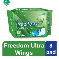 Freedom Super Dry Ultra Wings 8 pads